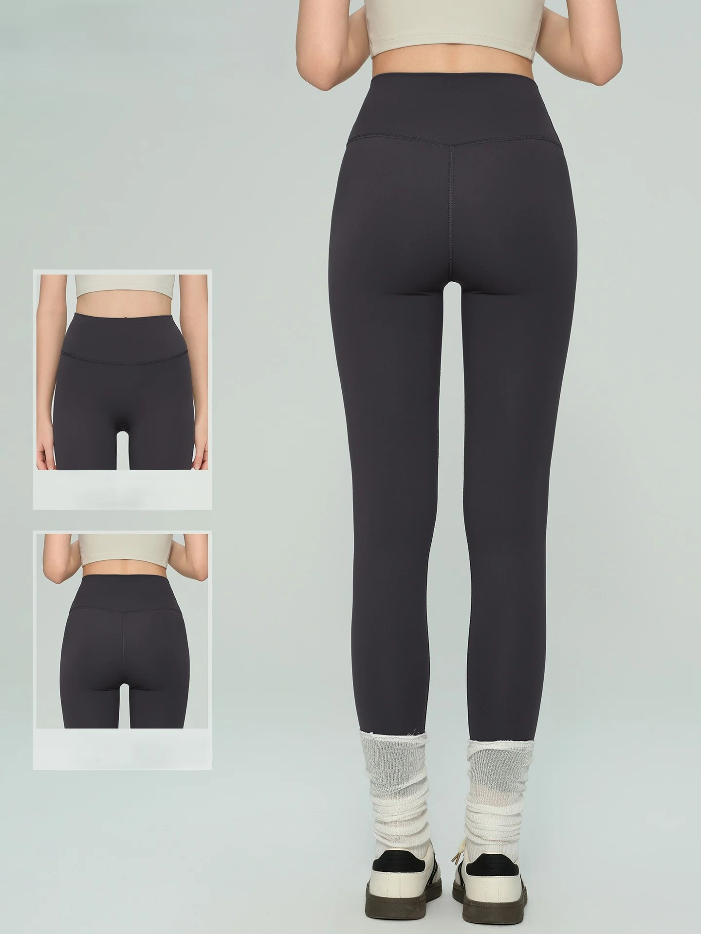 

Брюки для йоги темно-зеленые женские Shapertummy практичные упражнения одинаковые колготки мягкая одежда со средней талией Kawaii праздничные однотонные подтяжки бедер