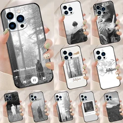 Folklore Phone Case For iPhone 15 14 11 13 Pro 12 Pro X XR XS Max Plus Protection Back Case Cover