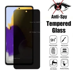 2Pcs Anti-Spy Tempered Glass For Samsung A13 A73 A53 A72 A52 A32 A54 5G Screen Protector For Samsung S10E M12 M32 M52 Privacy