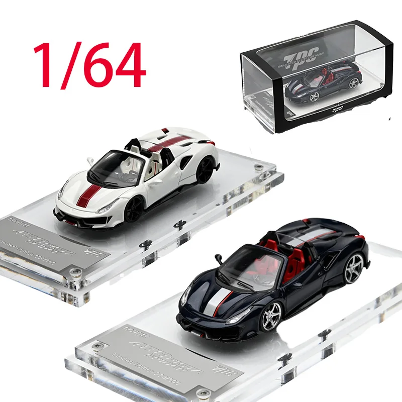 

TPC литой под давлением масштаб 1/64 модель автомобиля из сплава Ferrari 488 Novitec Play Vehicles, игрушки для мальчиков, оригинальная коробка