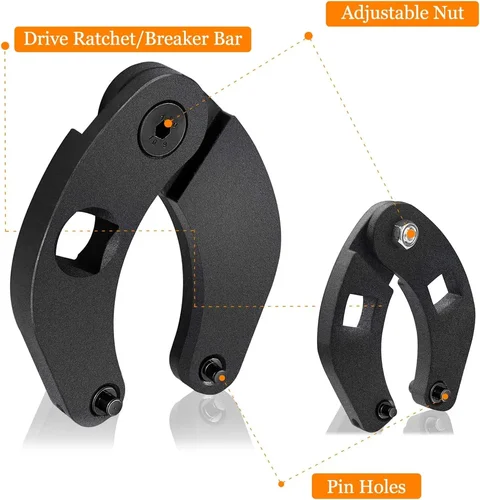 Imagen 2 del producto Juego de llaves para tuercas de glándula ajustables 1266 y 7463 para cilindros hidráulicos universales