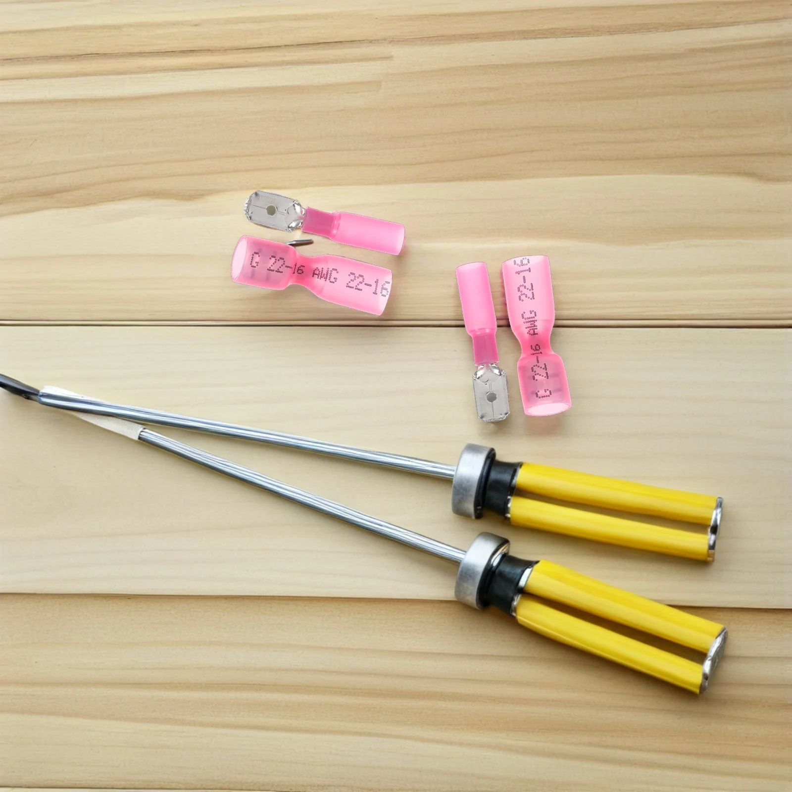 

50Pairs Heat Shrink Insulated Electrical Terminals Waterproof Quick Disconnect Male Female Wire Connector Kit Wire Terminals Kit