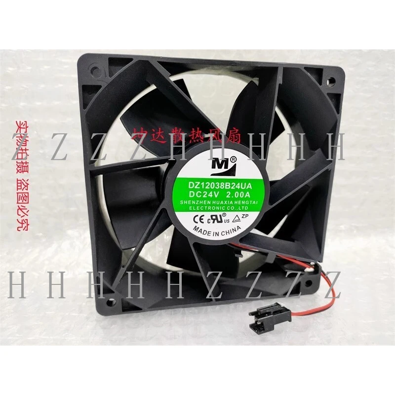 

Z M DZ12038B24UA DC24V 2.0A 12CM 2-pin high speed radiator fan