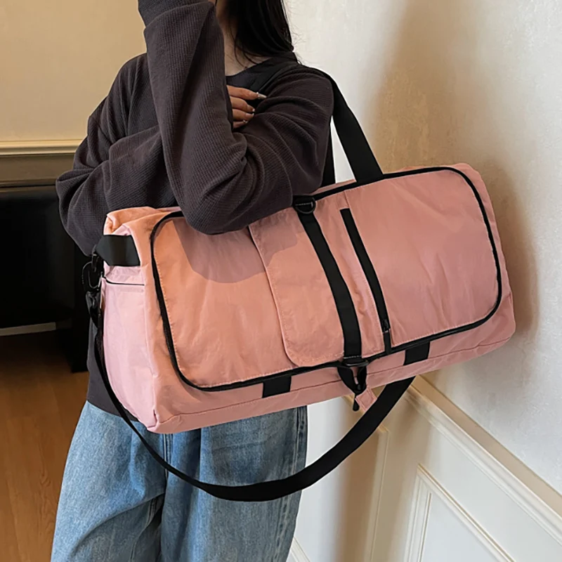 

Сумка для тренажерного зала и фитнеса для женщин, большая вместительная дорожная сумка, сумки через плечо для кемпинга и пешего туризма, спортивный рюкзак на слинге для плавания