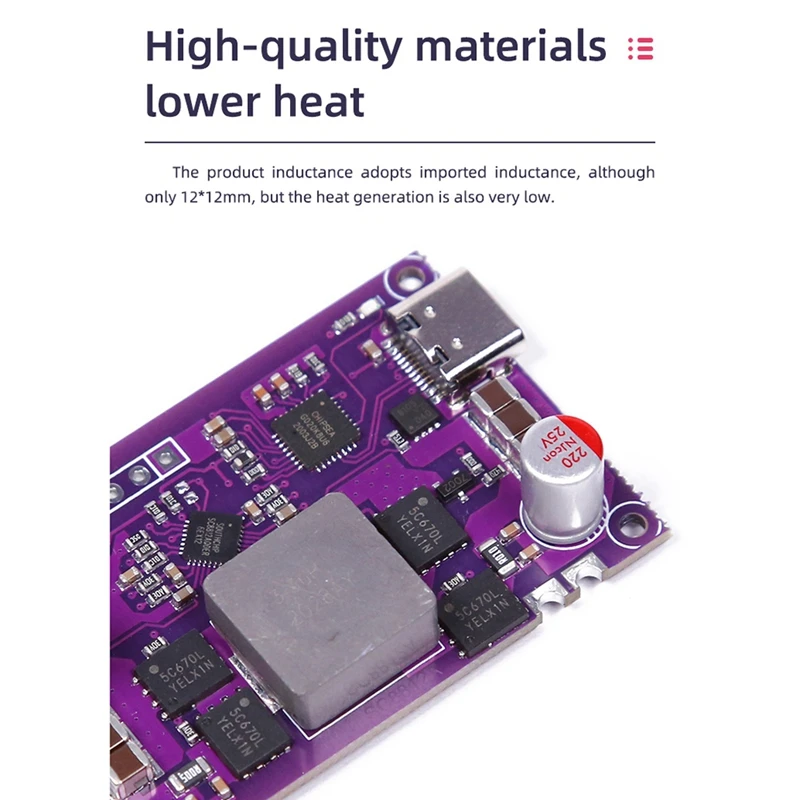 4X 120W Two-Way Pd Fast Charging Module 4S Charging Treasure Module Circuit Board High Power Pd Fast Charging Boost/Buck