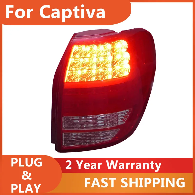 

KOWELL автомобильный Стайлинг для Chevrolet Captiva задний фонарь 2008-2015 Captiva задние фонари заднего DRL противотуманный тормозной сигнал поворота задний ход