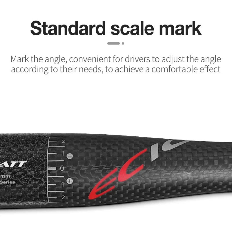 3K Matte Frosted Carbon Fiber Mountainbike MTB Lenker 31,8 mm Durchmesser Benutzerdefinierte Länge Optionen 600 mm bis 740 mm – Detail 9