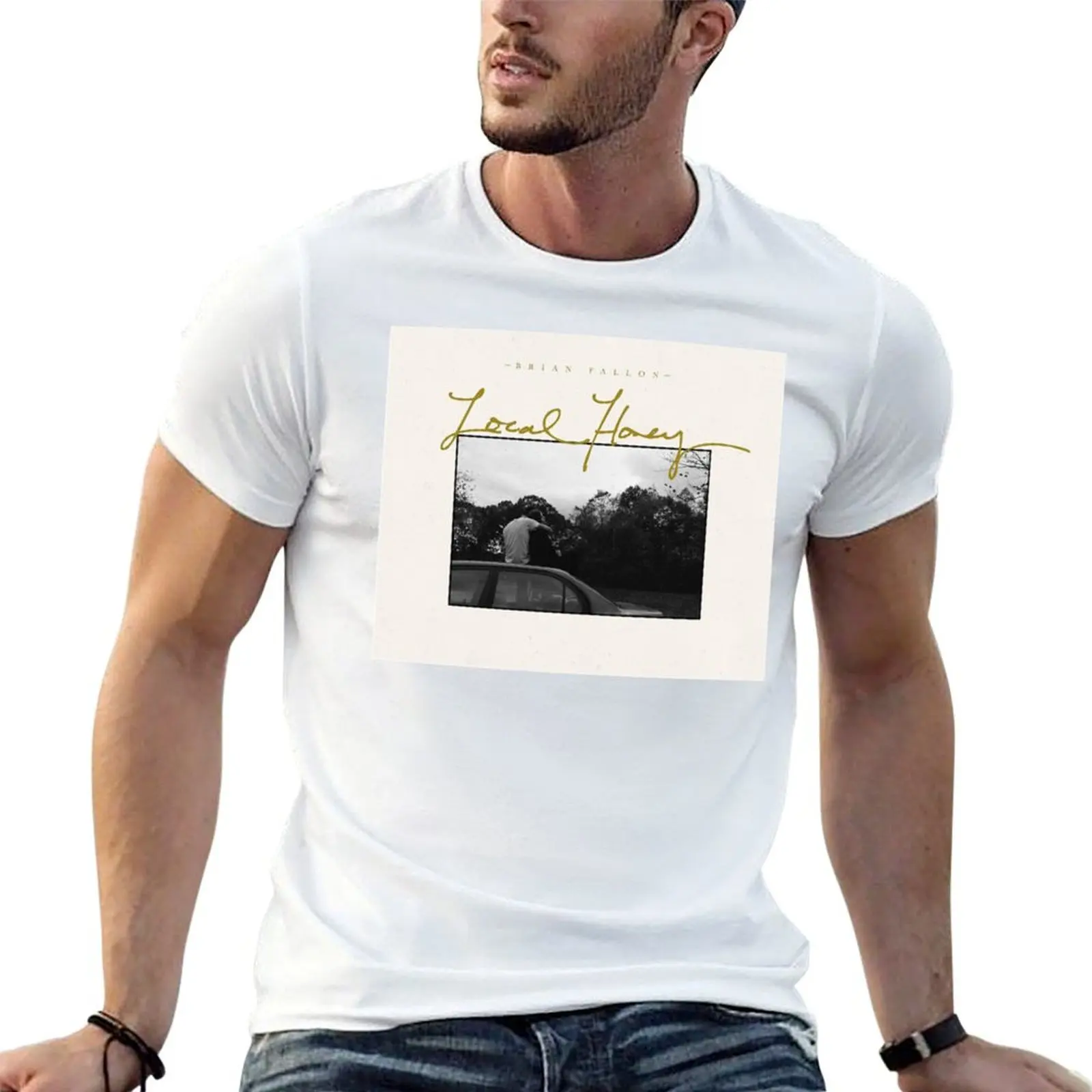 Local Honey T-Shirt T-Shirts für Herren, Slim-Fit-T-Shirts für Herren, hochwertiges T-Shirt der Luxusmarke