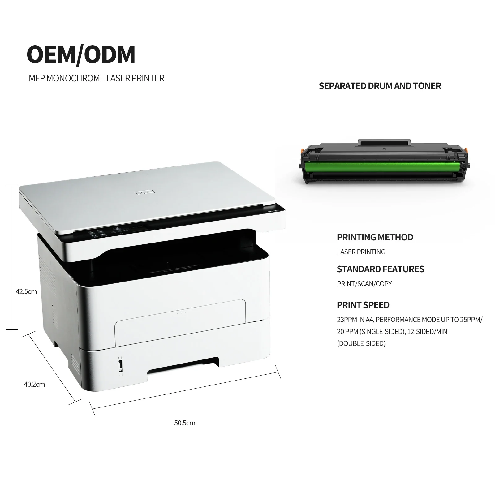 M2500DW All-in-One Jet Color Laser and Inkjet Label Printer for Office A4 Paper MFP Inject Printers for Offices