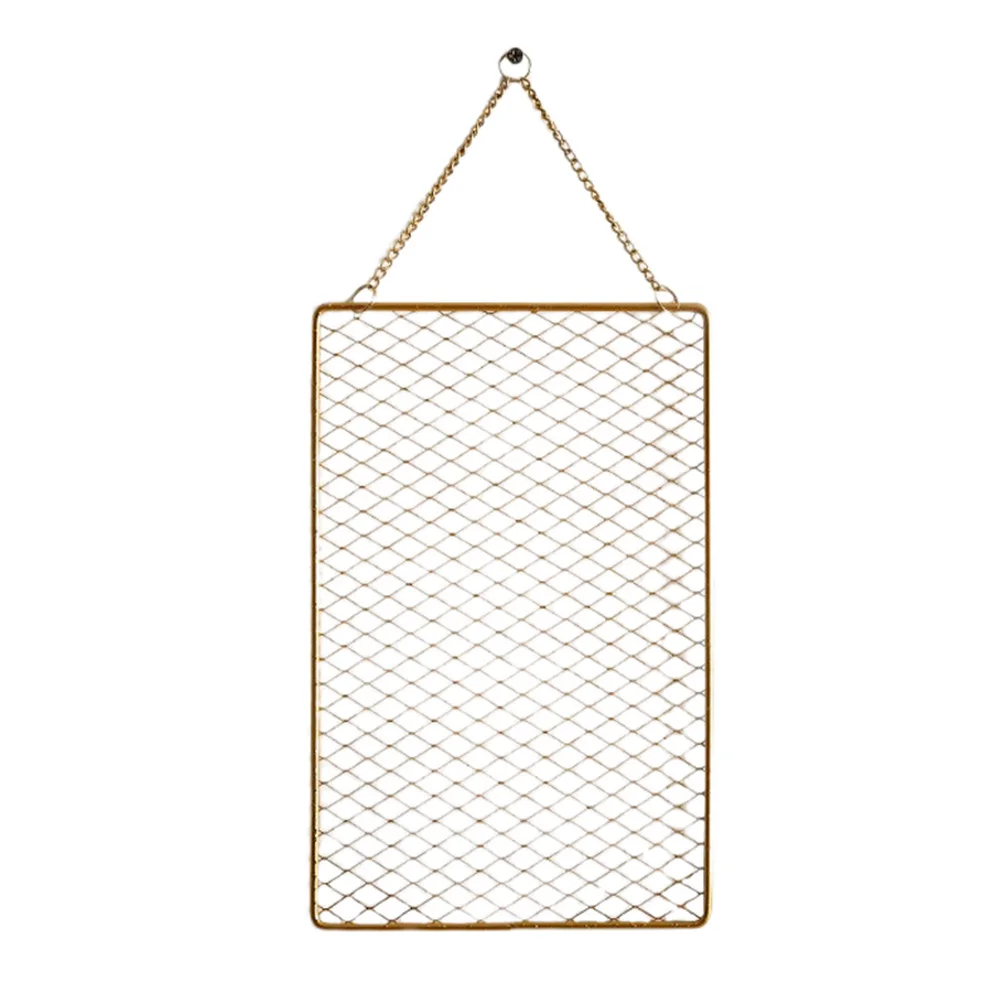 

Jewelry Storage Hanging Board Holder Display Rack Organizer Iron Earring Necklace Mesh