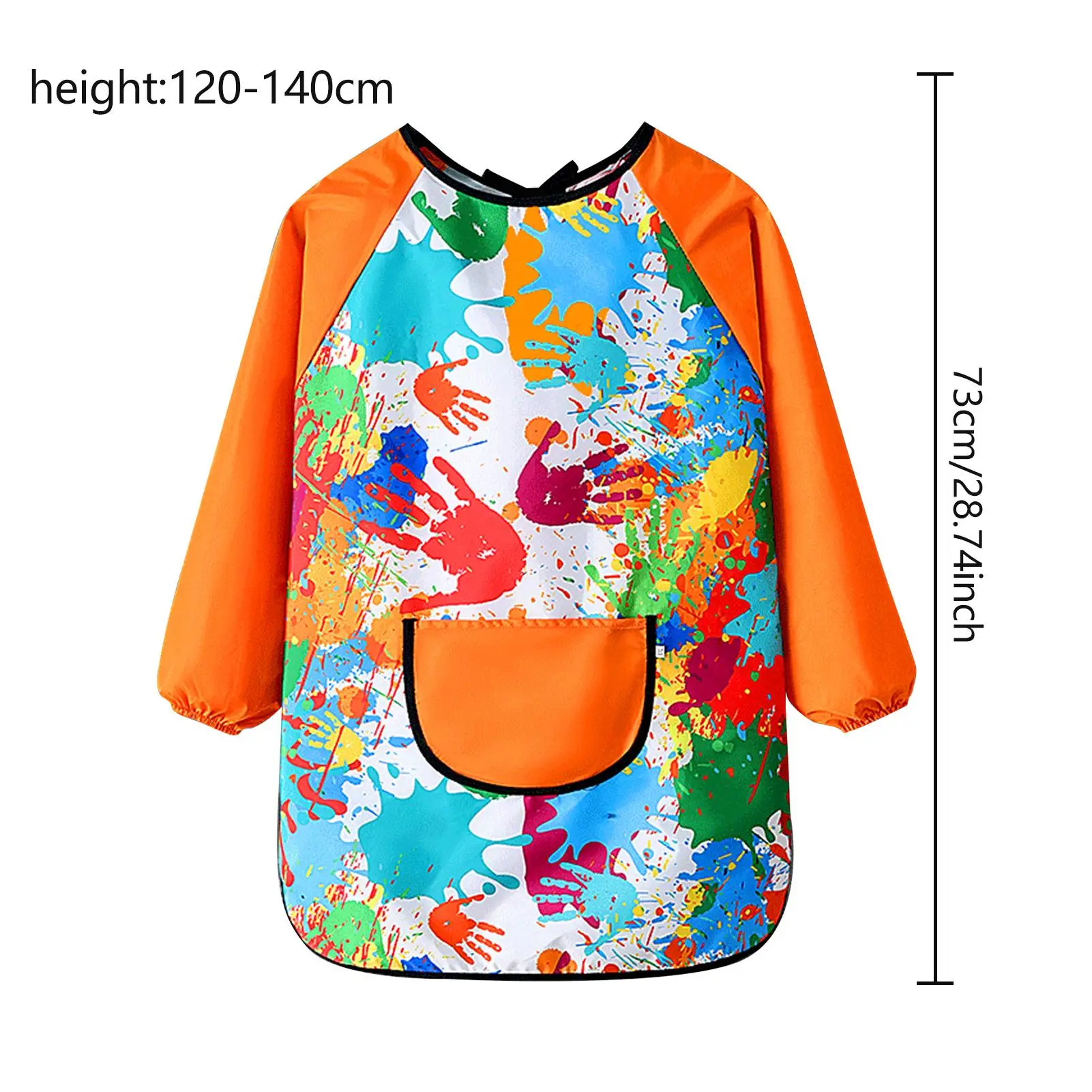 Enfants garçons filles Art peinture imperméable dessin artisanat maternelle manteau à manches longues tablier alimentation Smock pour enfants tabliers 15 Enfants garçons filles Art peinture imperméable dessin artisanat maternelle manteau à manches longues tablier alimentation Smock pour enfants tabliers 15