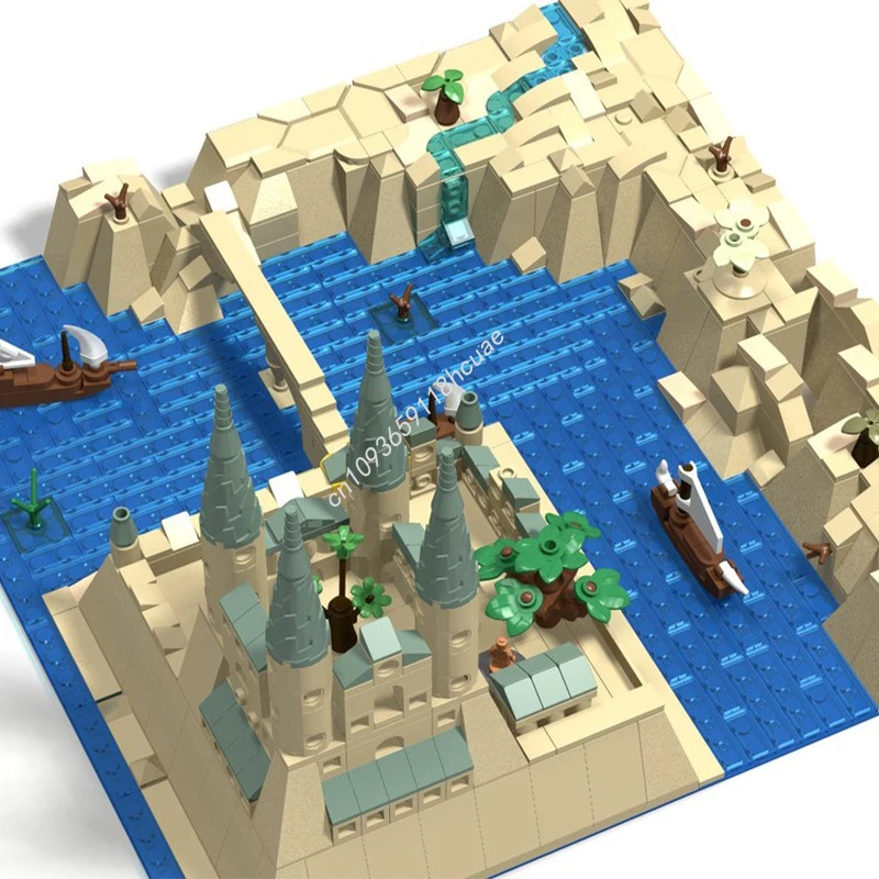 803pcs MOC The citadel Architecture Model Building blocks Birthday Modular toys Assemble Brick Christmas gifts