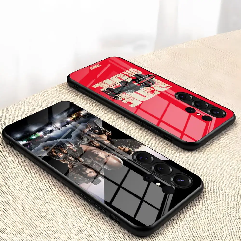 F-fast And F-Furious Phone Case For Samsung S26 S25 S24 FE S23 S22 S21 Plus S20 Ultra Note20Ultra Black Glass Cover