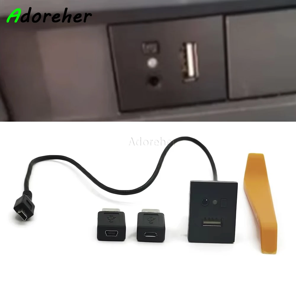 For Ford Focus 2 mk2 2009 2010 2011 Accessories Car AUX/USB Input Adapter Mini Cable USB Slot Interface