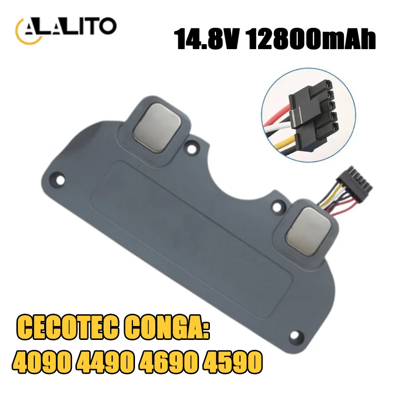 New 14.4V 100% New Perfect Matching Suitable for CECOTEC CONGA 4090 4490 4690 4590 12800mAh Mobile Robot Battery Pack