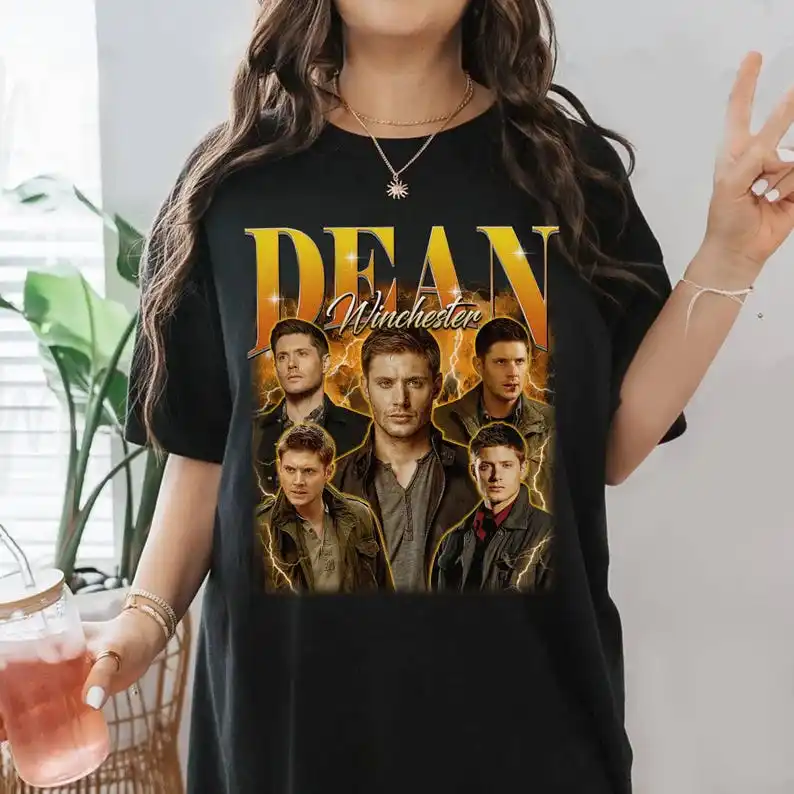 

Retro 90s Dean Winchester Shirt, Winchester Brothers T-shirt, Supernatural Gift for Fans, Gift for Him, Gift for Her