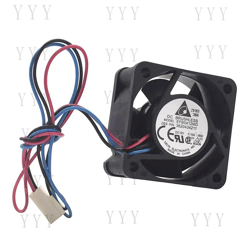 

Y+ for Delta EFB0412MD 40X40X20Mm 12V 0.10a DC BRUSHLESS Fan 3-Pin