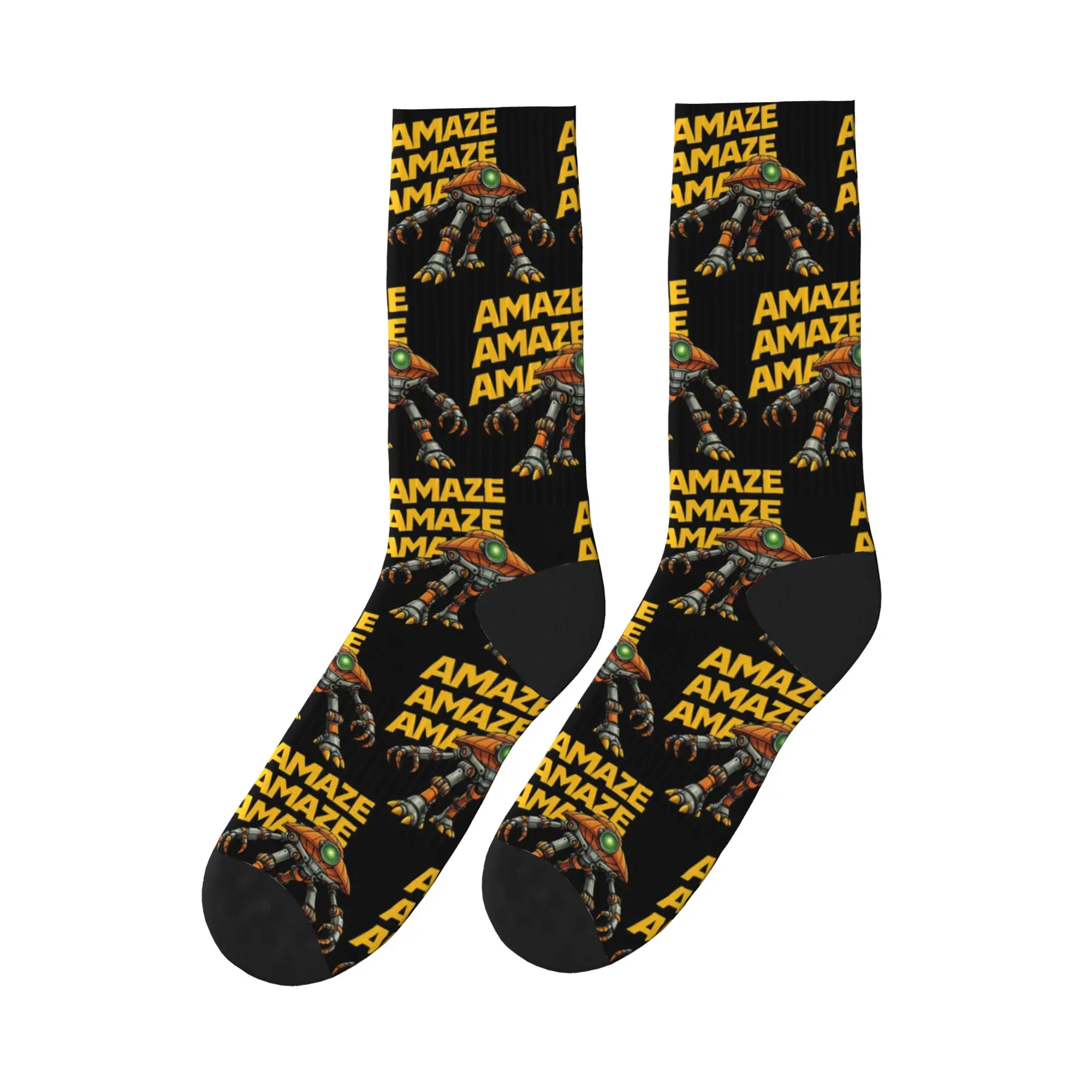 Project Hail Mary Rocky Amaze Amaze Jazz Hands Socks Autumn Stockings Casual Men's Soft Socks Design Skateboard Anti-Slip Socks