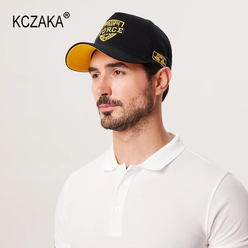 Męska czapka z daszkiem Casual Plus rozmiar bawełna list haftowany nadruk Snapback czapki Trucker dla kobiet wysokie góry czapki tirówki kapelusze