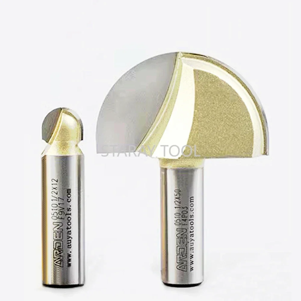 CNC Fräser Hartmetall Metrische Cove Box Bit Holzbearbeitung Runde-boden Router Bit MDF Sperrholz Carving Runde Kopf
