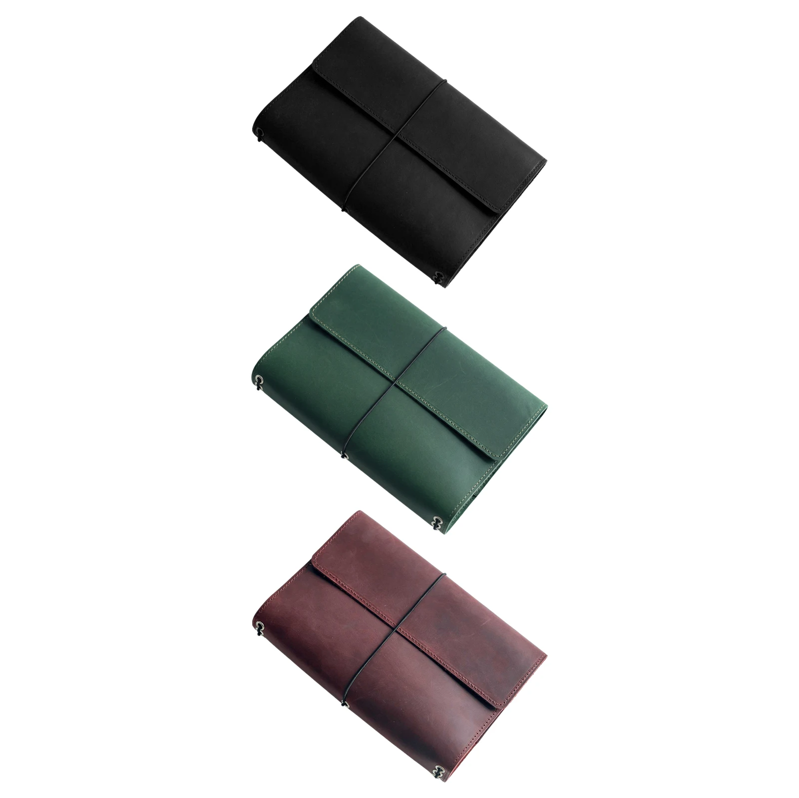A5 Notebook Organizer Refillable Compact Notebook Cover Journal Cover Leather Book Protective Cover For Hobby image 5