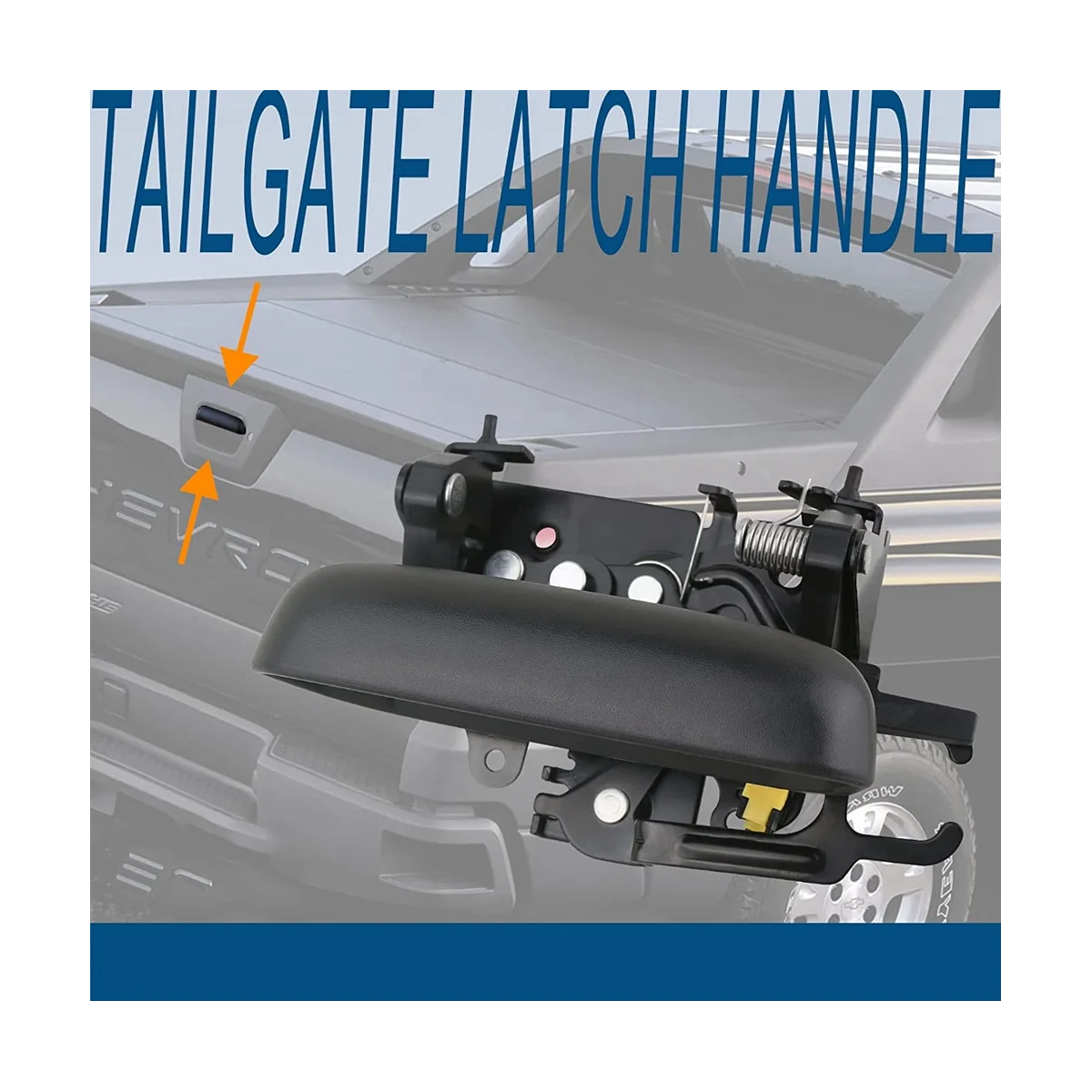 Tailgate Latch Handle for Chevy Chevrolet Avalanche 1500 2500 Pickup 2002 2003 2004 2005 2006 Replaces 15086873 19209650