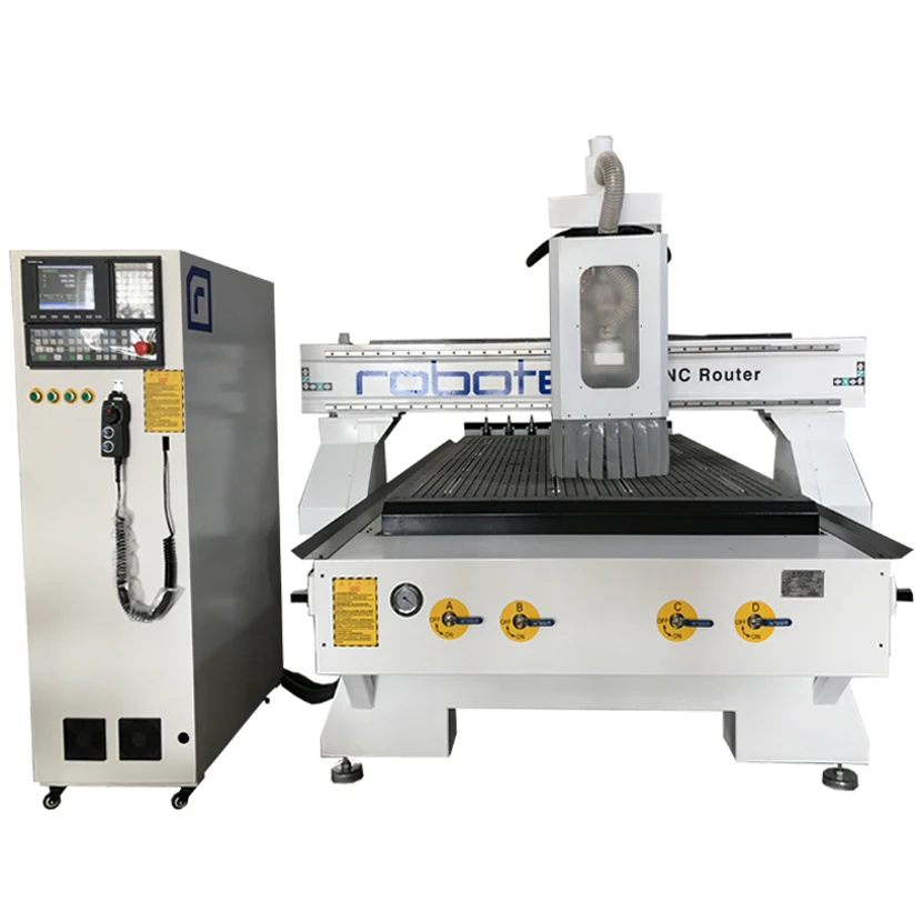 Furniture making machines and equipment CNC router with auto loading unloading table milling kitchen cabinet with drilling bits