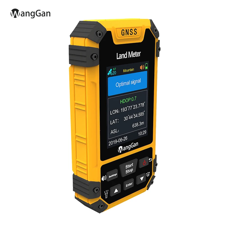 Wanggan S4 Land meter color sreen Farmland GPS Land surveing machine S4 GNSS receiver area measurement for argriculture