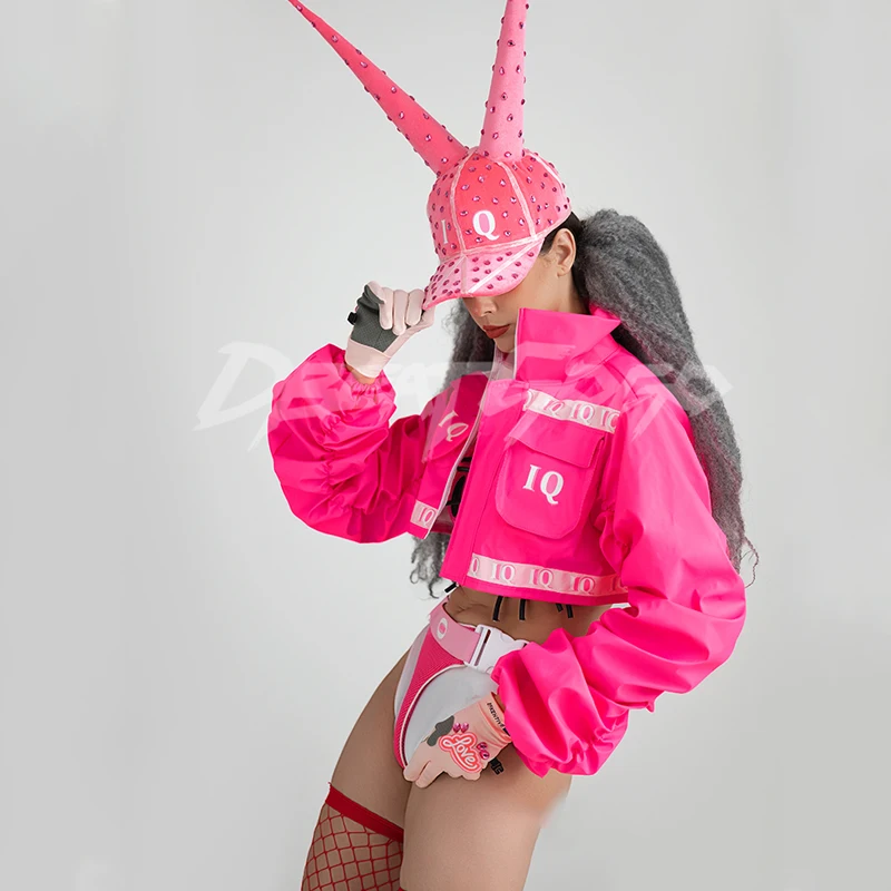 Strój Gogo Dancer dla Kobiet Fluorescencyjne Kolory Stroje Festiwalowe Klub Nocny Bar DJ Pole Dance Ubrania Sceniczne Rave XS10370