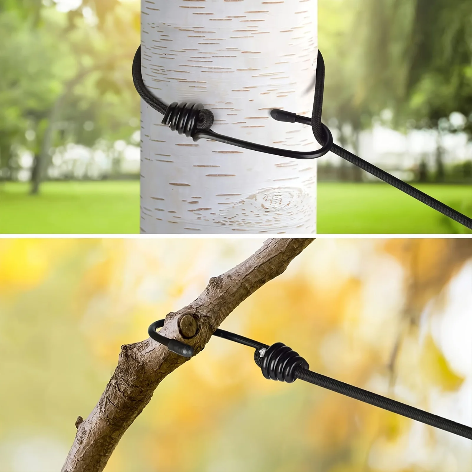 حبل غسيل محمول للسفر مع 12 مشبكًا من البلاستيك غير قابل للانزلاق وحبل تجفيف الملابس للسفر المنزلي والتعليق في الهواء الطلق