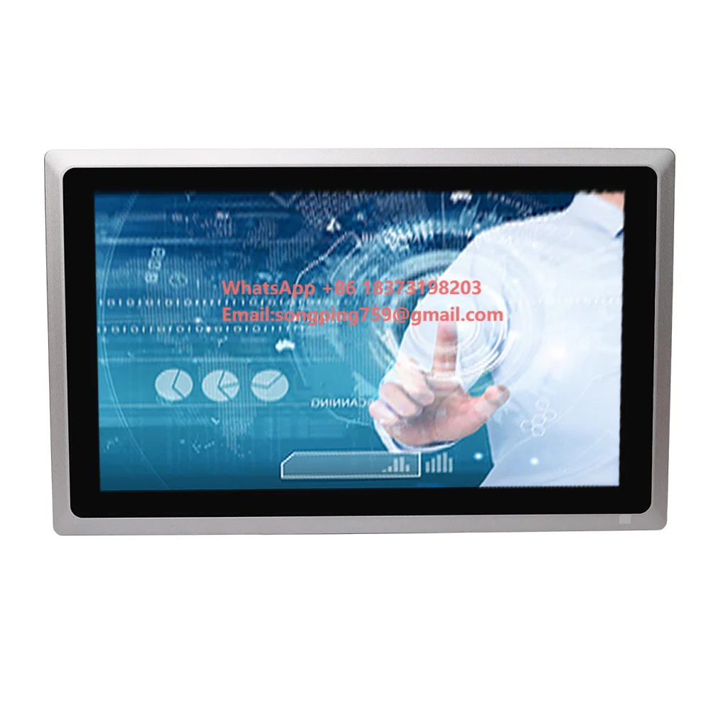 15 Inch I5 8250U High Brightness Automation Industrial Panel Computer Hmi Industrial Touch Screen Tablet Pc 4GB RAM 512GB SSD