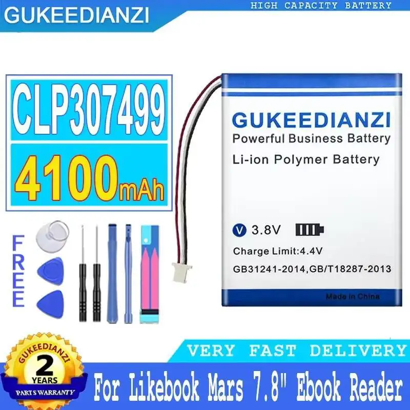 

CLP307499 4100Mah For Likebook Mars 7.8" E - Book Reader Good Low-Temperature Performance Battery