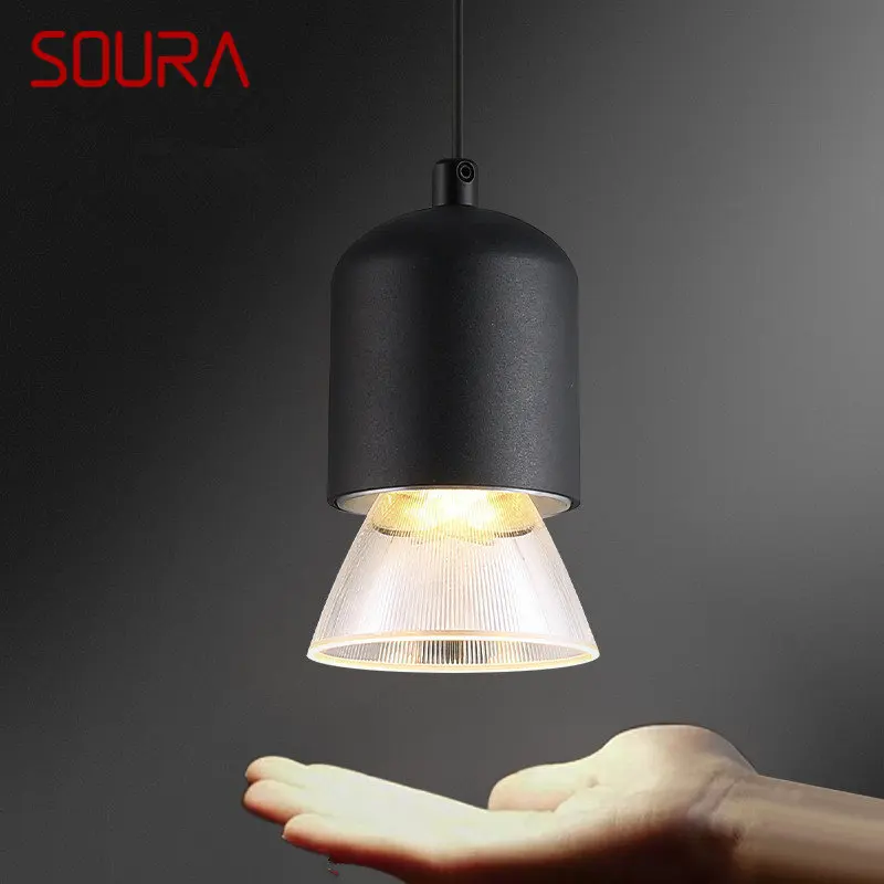 

SOURA Nordic Pendant Light LED Modern Simply Creative Bedside Hanging Lamp For Home Dining Room Bedroom Bar Decor