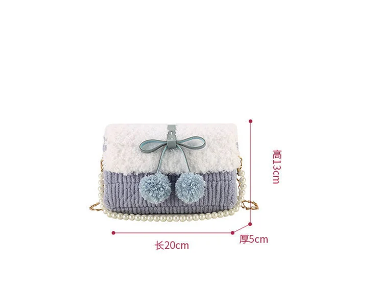 Handwerk Beutel, Der Materialien Kit Weben Tasche Handtasche Nähen Zubehör Handtasche Garn Stricken und Häkeln Projekte Geschenk Mädchen – Detail 4