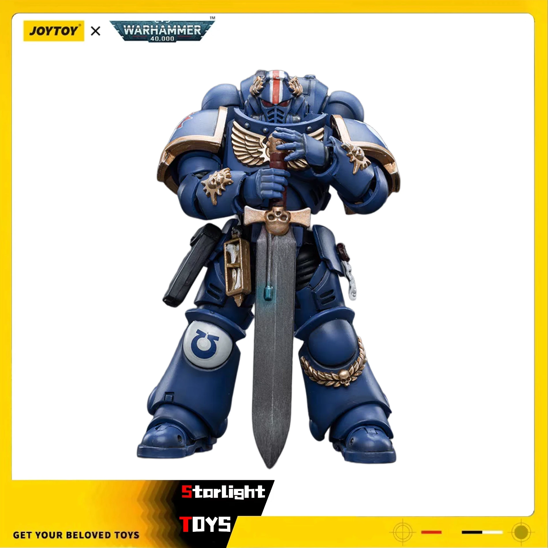 

JOYTOY 1/18 фигурка ультрамарин Primaris Lieutenant Argarante игрушки модель подарки