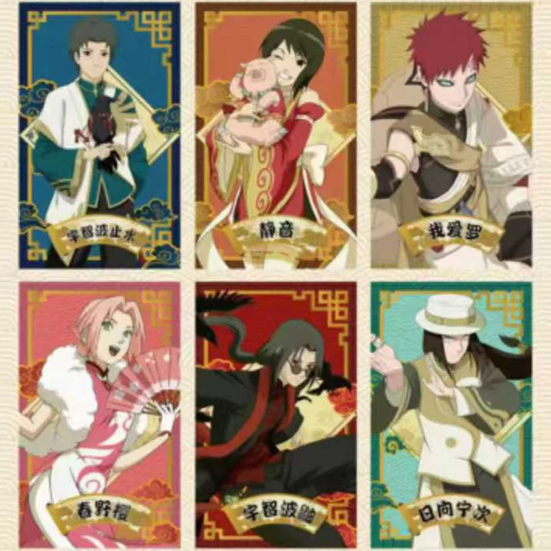 180 sztuk/Naruto Wave 3 Ou Man Chao Wan Kolekcjonerskie Karty Booster Box Bogate Prezenty Anime Postacie Gra Planszowa Karty Zabawki Hobby Prezenty
