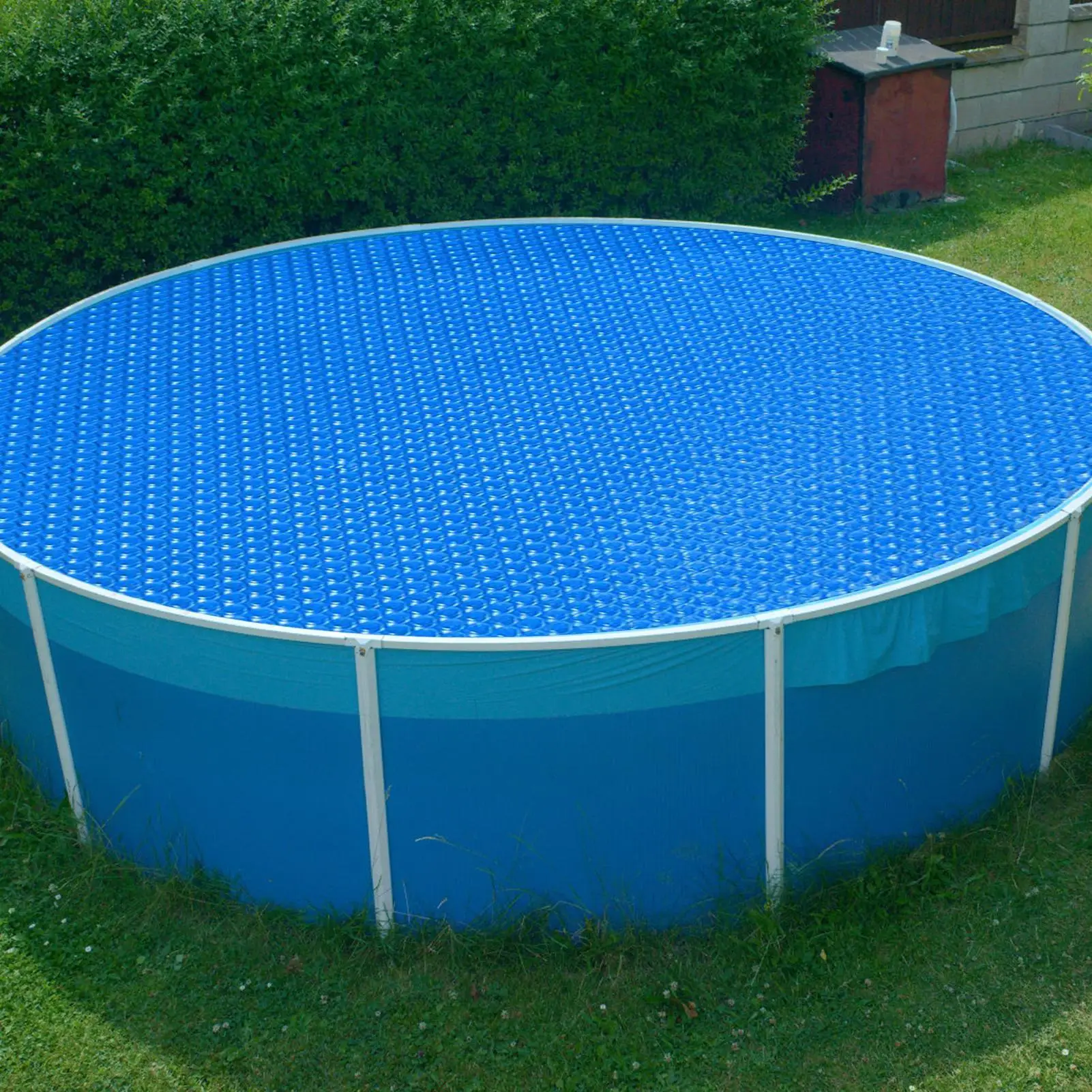 Cubierta Redonda para Piscina, Manta Aislante para Piscinas Elevadas o Enterradas, Manta Solar para Piscina, para Patio, Jardín, Invierno, Verano, Spa