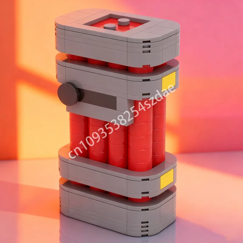 213 قطعة MOC TED DYNAMITE والعتاد ألعاب الفيديو ولعبة مجسمة اللبنات البناء الإبداعية هدايا عيد الميلاد فكرة الطوب عيد ميلاد #1