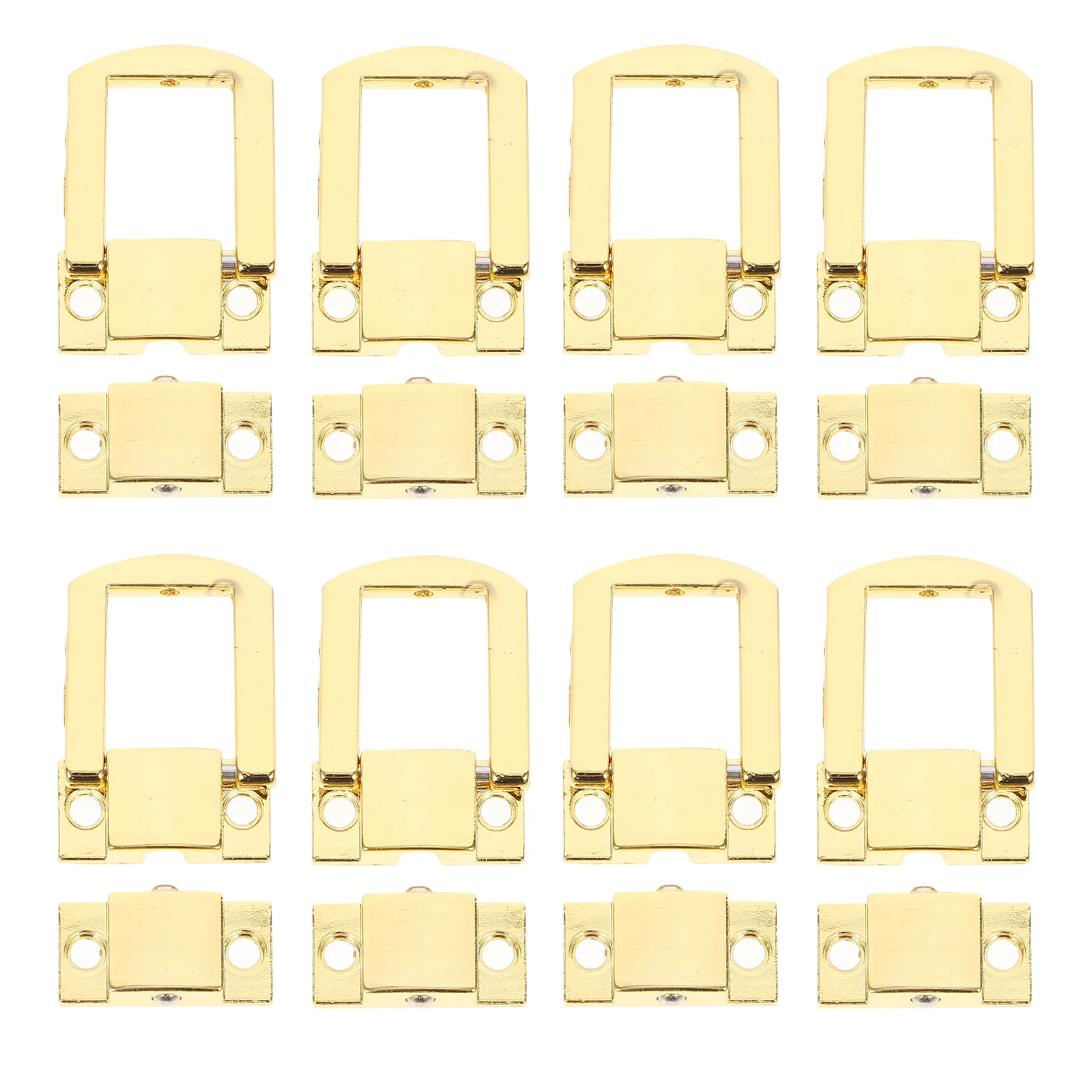 10 Pcs Zinc Alloy Latch Box Catch Lock Wooden Buckle Jewelry Hasp Padlock Clasp Security Fastener Hardware Attachment