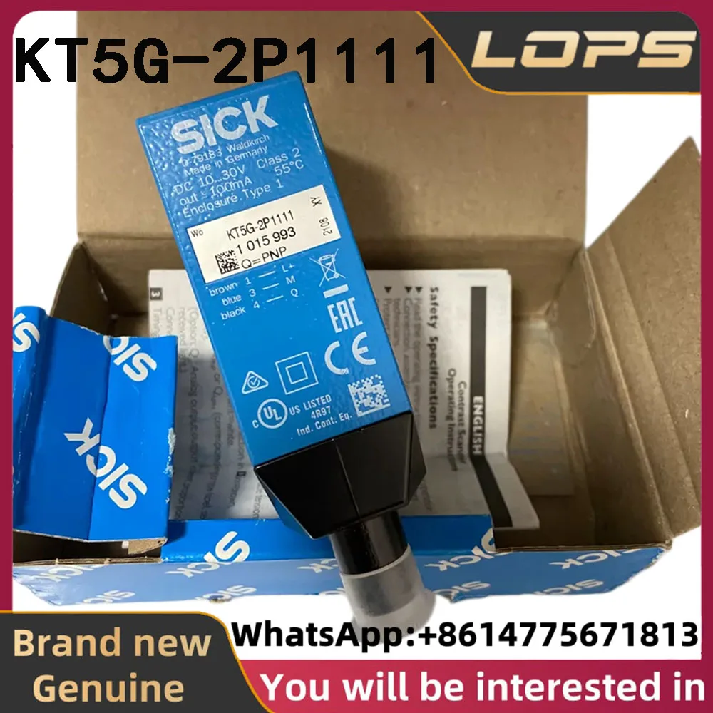 KT5G-2P1111 Brand new original SICK PNP Color mark sensor photoelectric eye, order number 1015993, welcome to consult