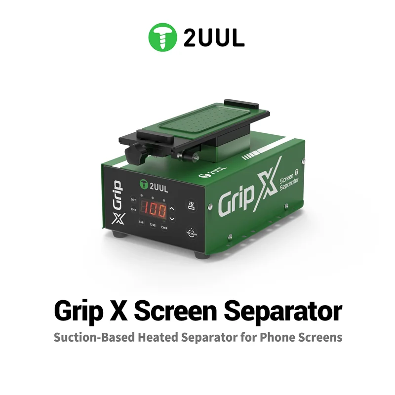 

2UUL SP01 Grip X 360° Rotary LCD Screen Separator- Suction- Based Heated Separator for Mobile Phone Screens Maintenance