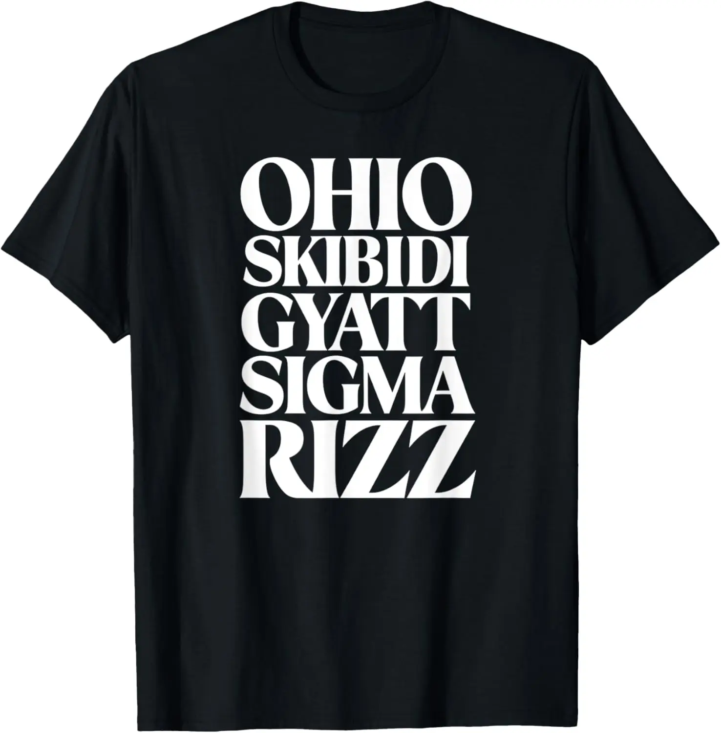 Ohio Skibidi Gyatt Sigma Rizz Funny Meme Vintage Birthday T-Shirt