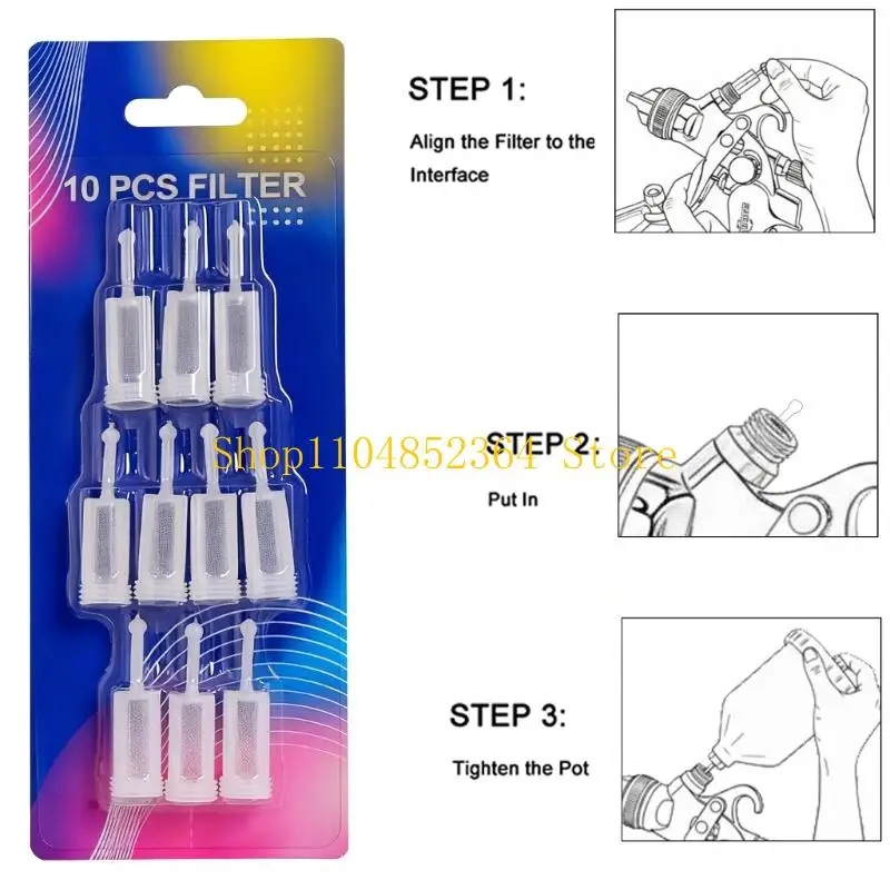 652F Efficient Debris Isolation Strainer Filter for Sprayer Guns Nylon Construction