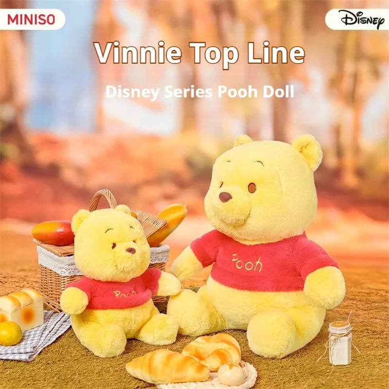 Miniso Vinnie D Isney Puppe Kawaii Stofftier Wandbehang Stofftiere Dekor Plüsch Kissen Plüsch Spielzeug für Kinder Geburtstag