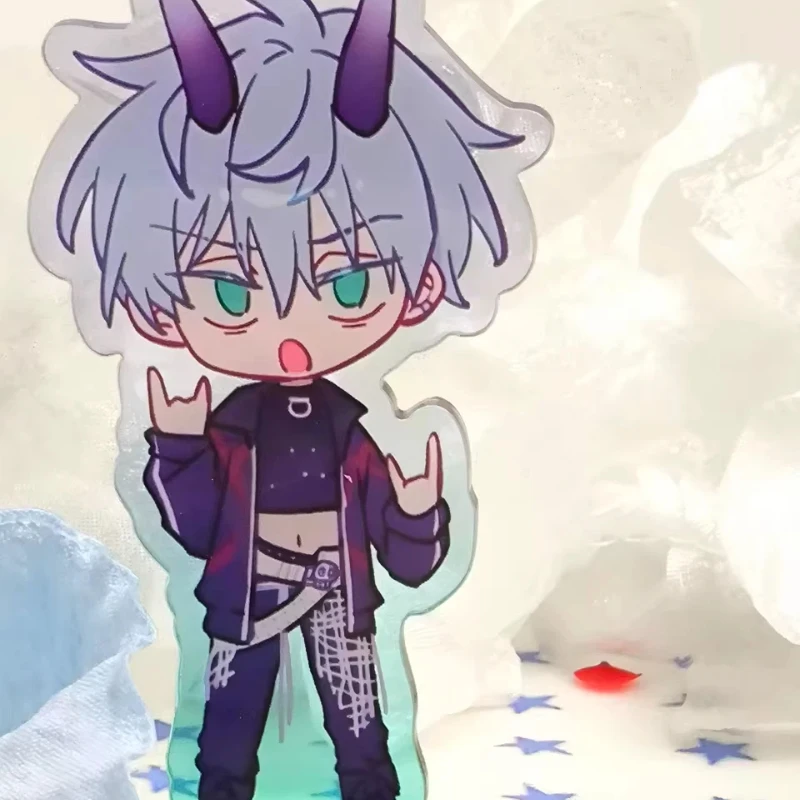 Alien Stage Q-Version Acryl-Standees Dark Series 2D-Desktop-Ornamente Fächergefertigte Anime-bezogene süße Geschenke Dekorative Ornamente