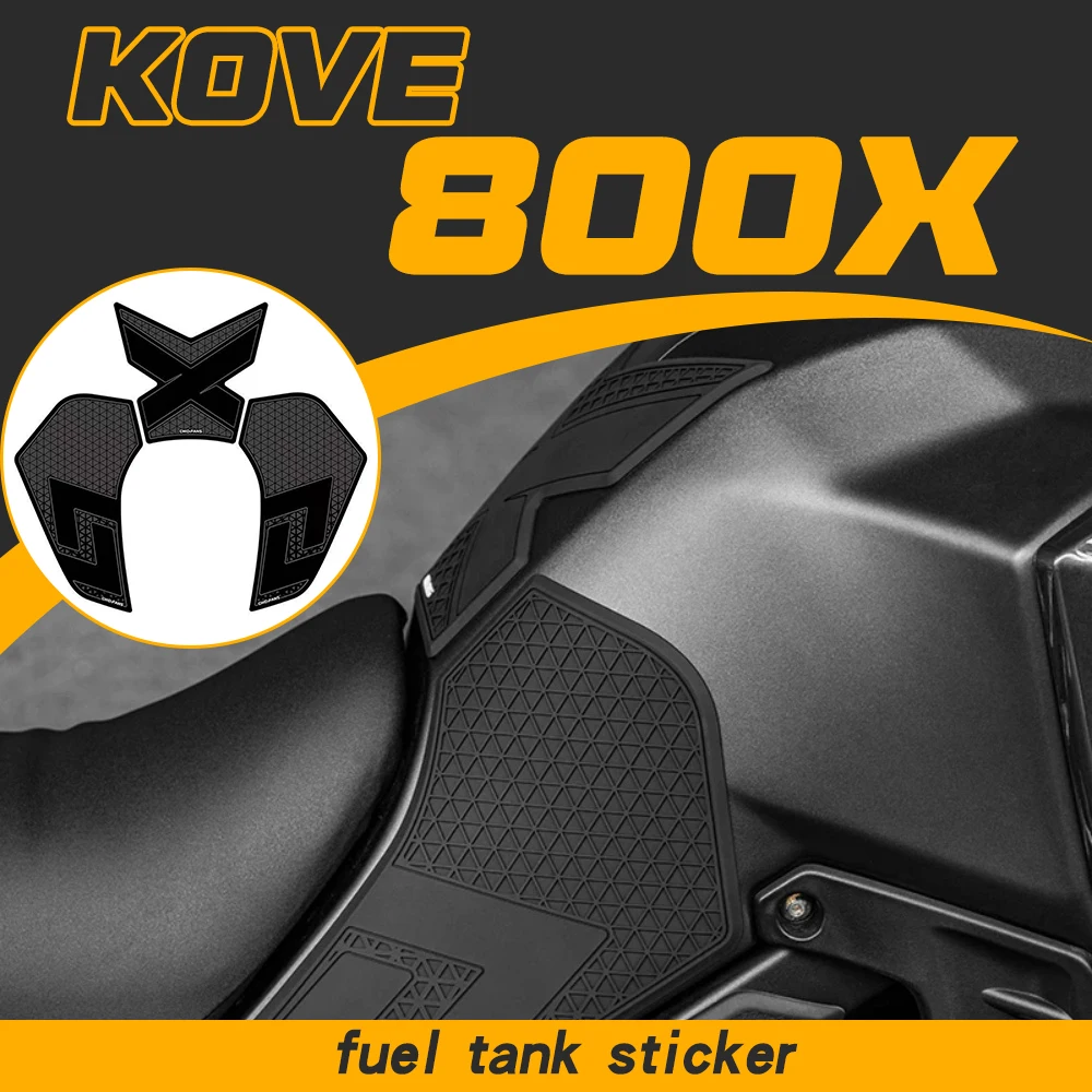 

Motorcycle protective stickers, decals, and anti-slip stickers for KOVE 800X rubber fuel tanks.