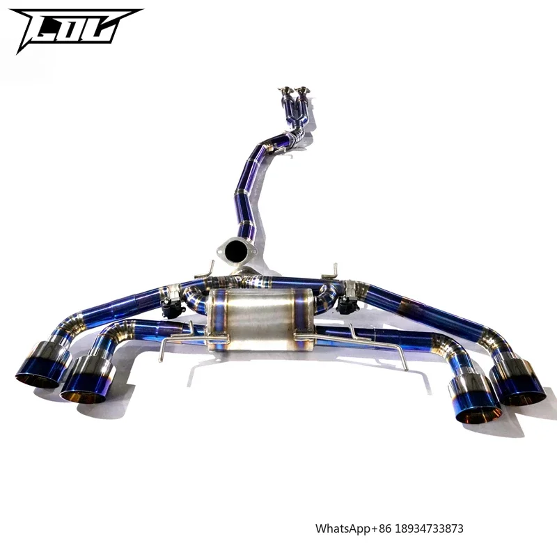 Catback Exhaust For Nissan GT-R V6 3.8 2008+ Automobile Exhaust System Titanium alloy Pipe High Performance