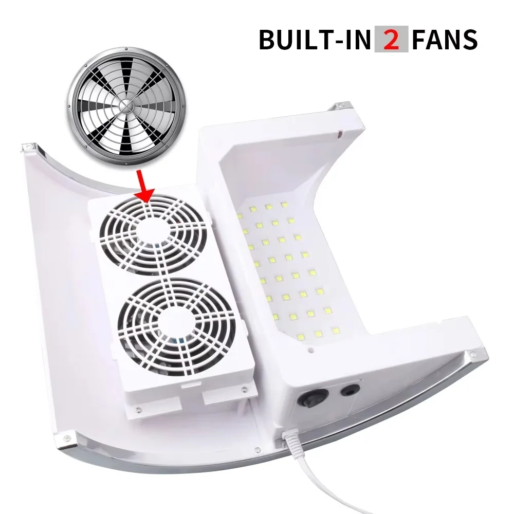 新しいネイル掃除機光線療法マシン速乾性ネイルランプ除塵光線療法統合マシン、ネイルランプ