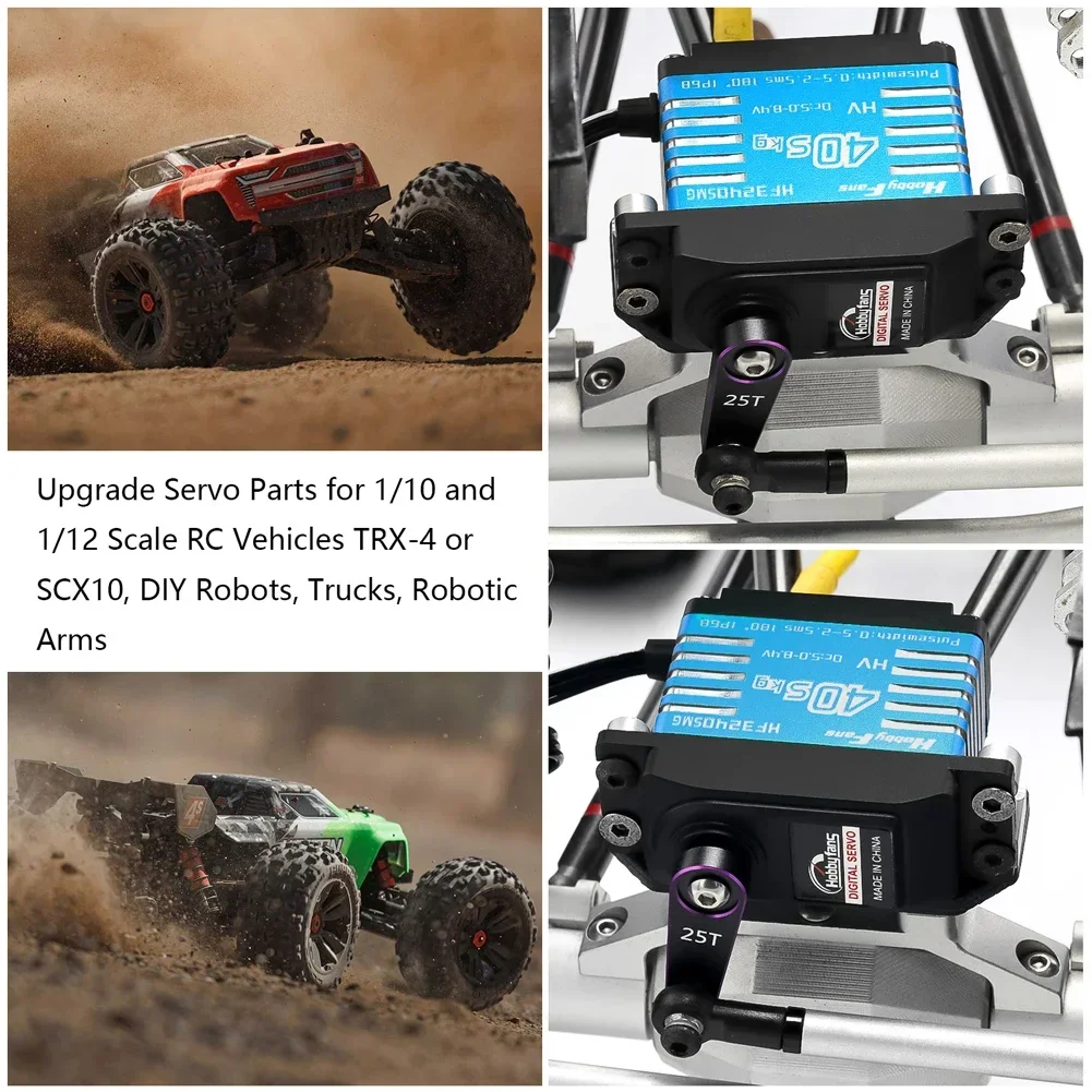 40 كجم HF3240SMG ميتال جير أجهزة رقمية فرش السيارات 180 درجة زاوية يمكن التحكم فيها الماكينات لتقوم بها بنفسك اللعب أجزاء ل RC سيارة الزاحف #5