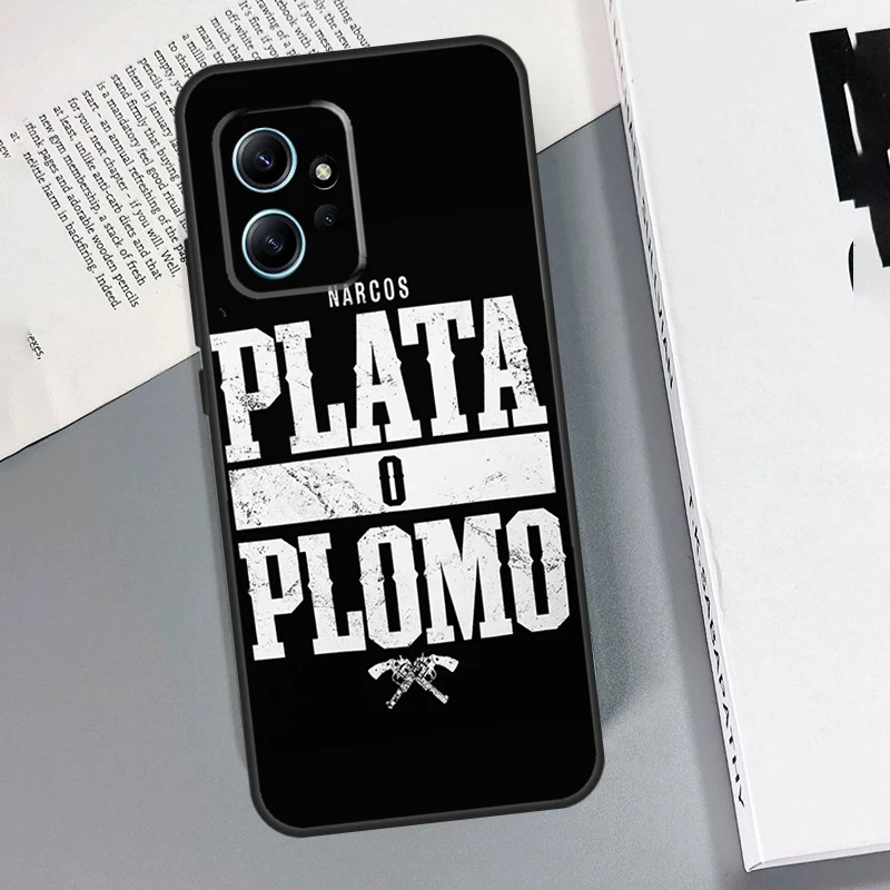 Plata O Plomo Narcos Pablo Escobar Case For Xiaomi Redmi 12 12C 9C 10C Cover For Redmi Note 11 12 8 9 10 Pro 9S 10S 11S 12S